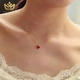 Hong Kong MazaHongan light luxury brand ladies lucky four-leaf clover necklace female silver collarbone chain pendant female girlfriend necklace for girlfriend wife girlfriend birthday gift Hong Kong MazaHongan light luxury brand ladies lucky four-leaf clover necklace female silver collarbone chain pendant female girlfriend necklace for girlfriend wife girlfriend birthday gift
