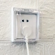GEIYURIC86 self-adhesive waterproof box switch cover socket protection cover splash box bathroom toilet waterproof cover GEIYURIC86 self-adhesive waterproof box switch cover socket protection cover splash box bathroom toilet waterproof cover
