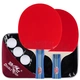 Pisces table tennis racket pen-and-hold horizontal shot double-shooting set entertainment type 2 packs Pisces table tennis racket pen-and-hold horizontal shot double-shooting set entertainment type 2 packs