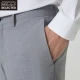 Sladeselectedcleanup SELECTEDSlade Men's New Casual Business Dress Containing Wool Dress Trousers Light Gray 165/72A/XSR Sladeselectedcleanup SELECTEDSlade Men's New Casual Business Dress Containing Wool Dress Trousers Light Gray 165/72A/XSR