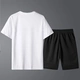 Lake rooster sports suit men's summer short-sleeved T-shirt new elastic comfortable breathable thin section quick-drying casual underwear 8805 gray 3XL about 145-160 catties Lake rooster sports suit men's summer short-sleeved T-shirt new elastic comfortable breathable thin section quick-drying casual underwear 8805 gray 3XL about 145-160 catties