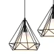 Leishi NVC Nordic modern minimalist round restaurant lamp bedroom bar creative geometric atmosphere 3-head restaurant lamps Leishi NVC Nordic modern minimalist round restaurant lamp bedroom bar creative geometric atmosphere 3-head restaurant lamps