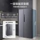 Midea 606 upgraded first-level energy efficiency double frequency conversion double-door household refrigerator Jingdong Xiaojia air-cooled frost-free BCD-606WKPZME ultra-thin large-capacity net taste Midea 606 upgraded first-level energy efficiency double frequency conversion double-door household refrigerator Jingdong Xiaojia air-cooled frost-free BCD-606WKPZME ultra-thin large-capacity net taste