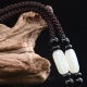 Mountain Jade Pendant Rope Hetian Jade Pendant Rope Jade Jade Pendant Rope Hand-woven Pullover Men's and Women's Necklace Rope Optimization Hetian Jade + Black Onyx-Brown Mountain Jade Pendant Rope Hetian Jade Pendant Rope Jade Jade Pendant Rope Hand-woven Pullover Men's and Women's Necklace Rope Optimization Hetian Jade + Black Onyx-Brown