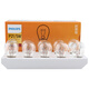 Philips PHILIPS value type high and low foot double tail indicator brake light tail light rear fog light turn signal P21/5W 12V car light bulb 10 pack Philips PHILIPS value type high and low foot double tail indicator brake light tail light rear fog light turn signal P21/5W 12V car light bulb 10 pack