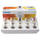 Philips PHILIPS value type high and low foot double tail indicator brake light tail light rear fog light turn signal P21/5W 12V car light bulb 10 pack Philips PHILIPS value type high and low foot double tail indicator brake light tail light rear fog light turn signal P21/5W 12V car light bulb 10 pack