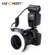 K/F Concept drow ring flash TTL shooting mouth ring macro photography fill light handle camera ring flash trigger Canon model K/F Concept drow ring flash TTL shooting mouth ring macro photography fill light handle camera ring flash trigger Canon model
