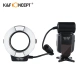 K/F Concept drow ring flash TTL shooting mouth ring macro photography fill light handle camera ring flash trigger Canon model K/F Concept drow ring flash TTL shooting mouth ring macro photography fill light handle camera ring flash trigger Canon model