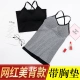 Langsha vest women's cross beautiful back bottoming tube top long style inside with suspenders and outside wear trendy black one size fits all Langsha vest women's cross beautiful back bottoming tube top long style inside with suspenders and outside wear trendy black one size fits all
