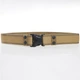 Shield Lang outdoor tactical belt men's sports belt canvas security casual sports canvas woven outer belt security belt outdoor accessories mud color Shield Lang outdoor tactical belt men's sports belt canvas security casual sports canvas woven outer belt security belt outdoor accessories mud color