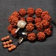 Ciling Pavilion Great Vajra Bodhi Bracelet Buddha Beads Bracelet Five Petals Red Leather Wood Decoration Hand Beads Horn Tee Men's Model 20MM Ciling Pavilion Great Vajra Bodhi Bracelet Buddha Beads Bracelet Five Petals Red Leather Wood Decoration Hand Beads Horn Tee Men's Model 20MM