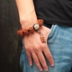 Ciling Pavilion Great Vajra Bodhi Bracelet Buddha Beads Bracelet Five Petals Red Leather Wood Decoration Hand Beads Horn Tee Men's Model 20MM Ciling Pavilion Great Vajra Bodhi Bracelet Buddha Beads Bracelet Five Petals Red Leather Wood Decoration Hand Beads Horn Tee Men's Model 20MM