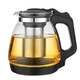 Lilac glass teapot, thick and heat-resistant, filtered scented tea kettle, anti-collision bottom protection, durable office kung fu teacup, glass tea set 1700ml Lilac glass teapot, thick and heat-resistant, filtered scented tea kettle, anti-collision bottom protection, durable office kung fu teacup, glass tea set 1700ml