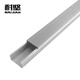 Hard-resistant aluminum alloy square trunking, surface mounting, square cloth, outer opening, brushed aluminum large cover, metal square trunking, electrical accessories 100mm*50mm Hard-resistant aluminum alloy square trunking, surface mounting, square cloth, outer opening, brushed aluminum large cover, metal square trunking, electrical accessories 100mm*50mm