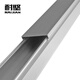 Hard-resistant aluminum alloy square trunking, surface mounting, square cloth, outer opening, brushed aluminum large cover, metal square trunking, electrical accessories 100mm*50mm Hard-resistant aluminum alloy square trunking, surface mounting, square cloth, outer opening, brushed aluminum large cover, metal square trunking, electrical accessories 100mm*50mm