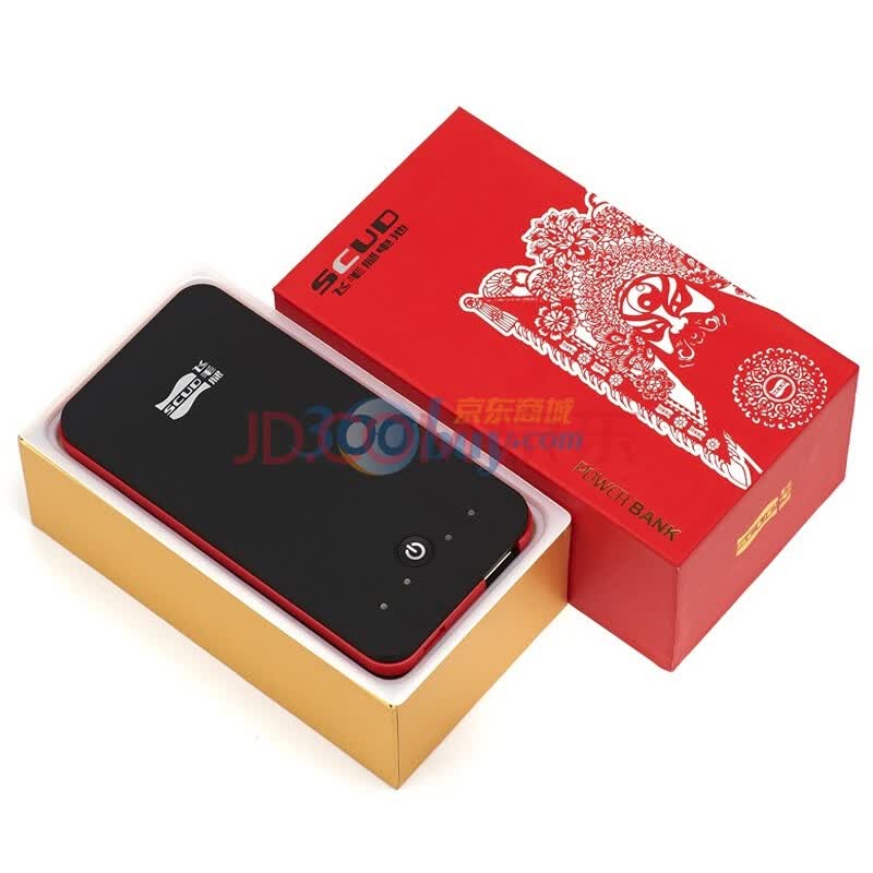飞毛腿（SCUD）L930 磨砂黑 4300mAh 移动电源/万能充电宝 适用于iPhone/iPad/iPad2/PSP/iPhone 4/iPhone 4S