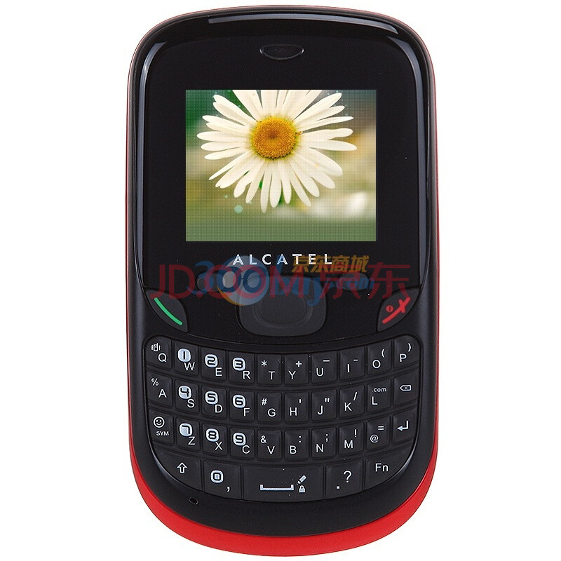 ALCATEL 阿尔卡特 OT-355  GSM手机（樱桃红）