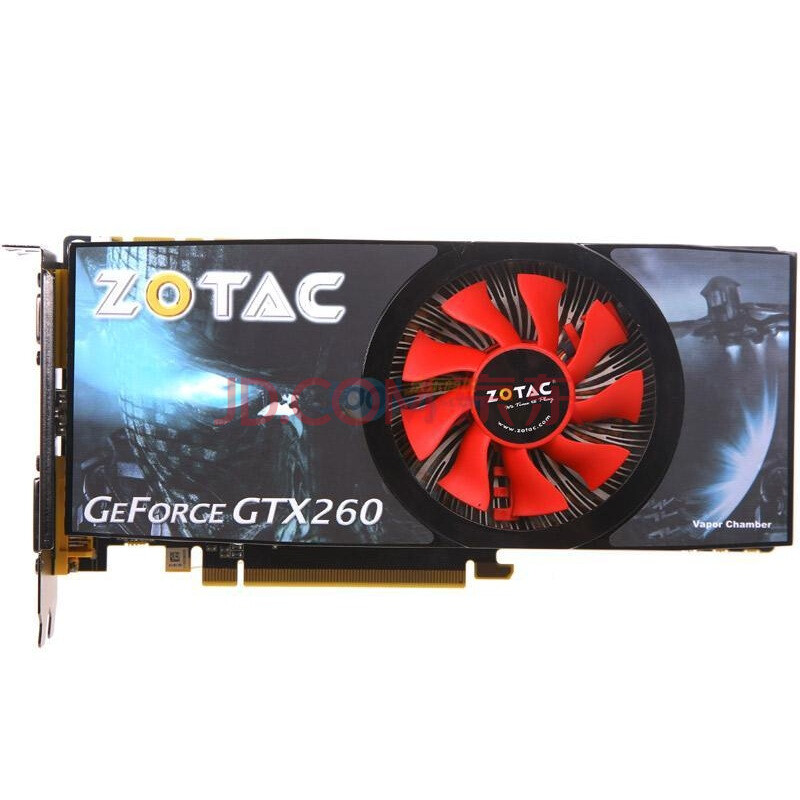 (zotac)gtx260-896d3毁灭者 ha 600/2200 896m/448位 ddr3 pci-e 显卡