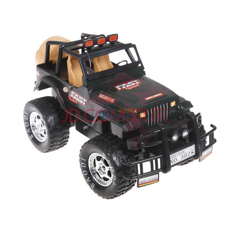 【力翔吉普遥控车】力翔越野充电吉普遥控车3028 迷彩蓝图片