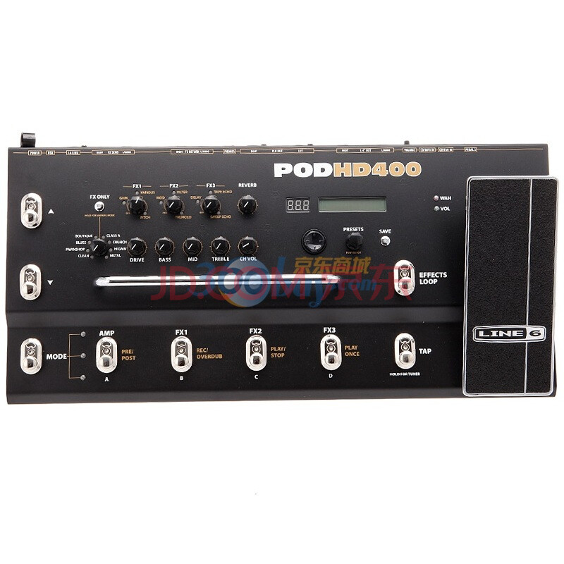 【line6hd400】line6 hd400 效果器 黑色图片