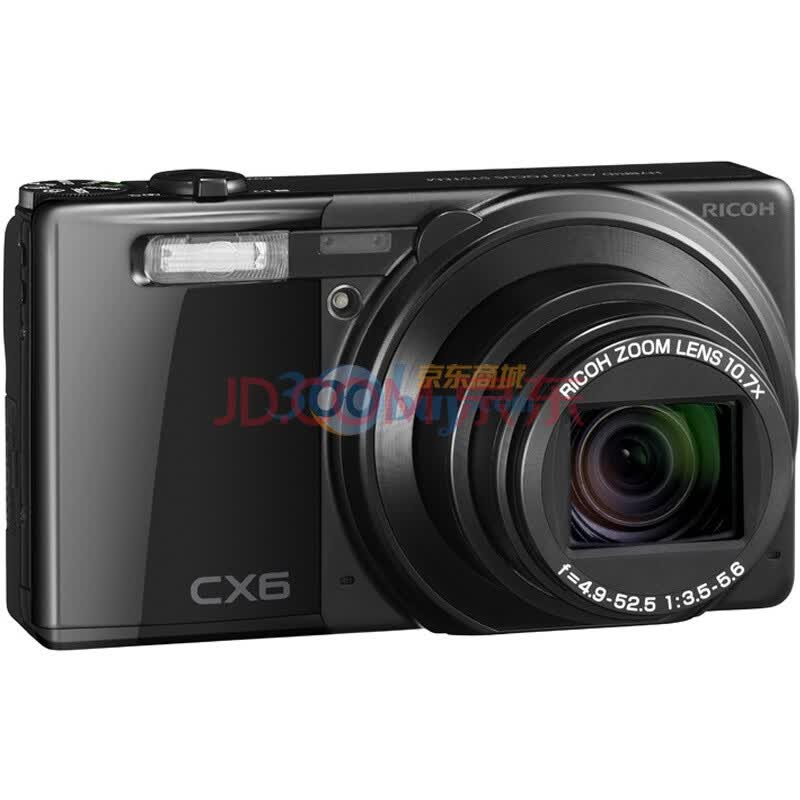RICOH 理光 CX6 数码相机（黑色）