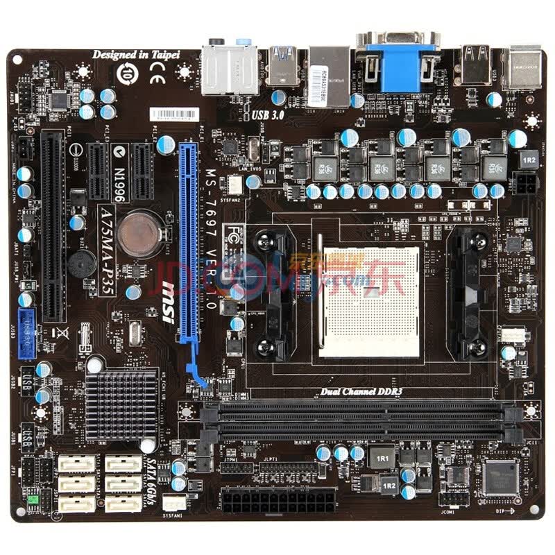 微星（msi）A75MA-P35主板（AMD A75 /Socket FM1）