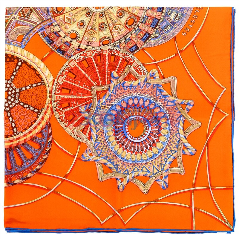 【爱马仕真丝丝巾】hermes 爱马仕 各式锦球印花女士真丝丝巾 hm图片