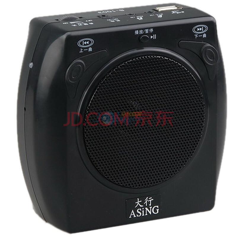 大行（ASiNG） S-1003 多功能数码扩音器 可插U盘、读卡器播放音乐（黑色）