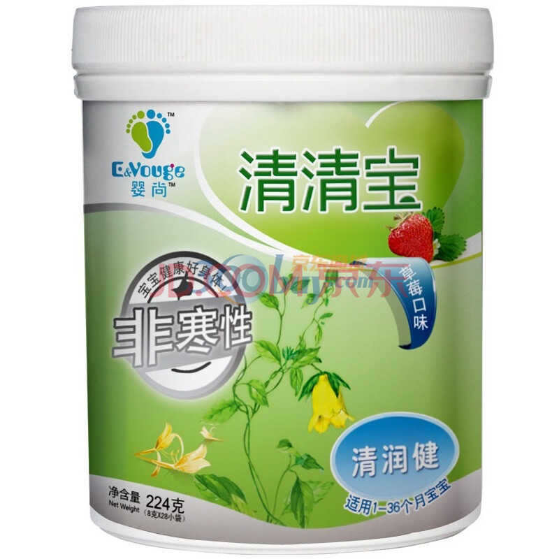 【婴尚辅食】婴尚 清清宝草莓味224g图片