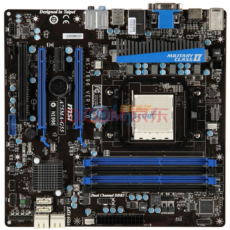 微星（msi）A75MA-G55主板（AMD A75 /Socket FM1）
