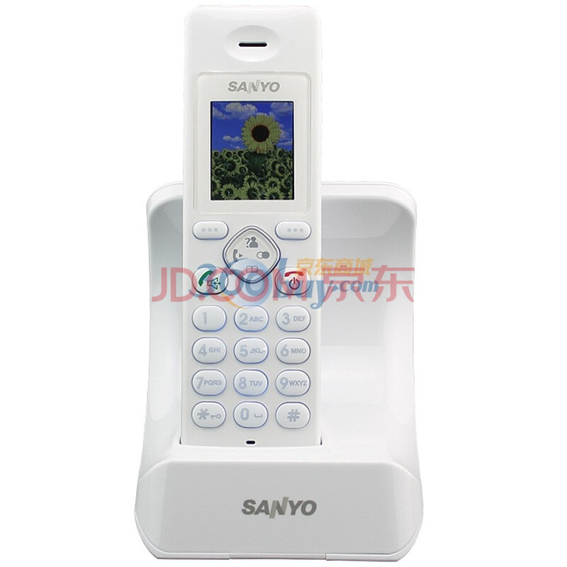 三洋（SANYO）2.4G数字电话彩屏系列系列DA670白