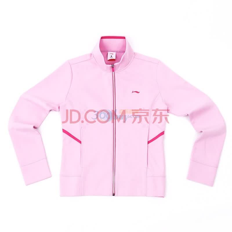 【李宁网球系列<em>女开衫卫衣</em> 粉色 M】李宁LI-N