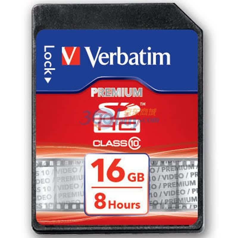 威宝（Verbatim）16G SDHC 高速存储卡（Class10）