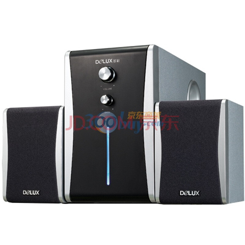 多彩（ＤＥＬＵＸ） DLS-2165II  2.1多媒体音箱 黑银