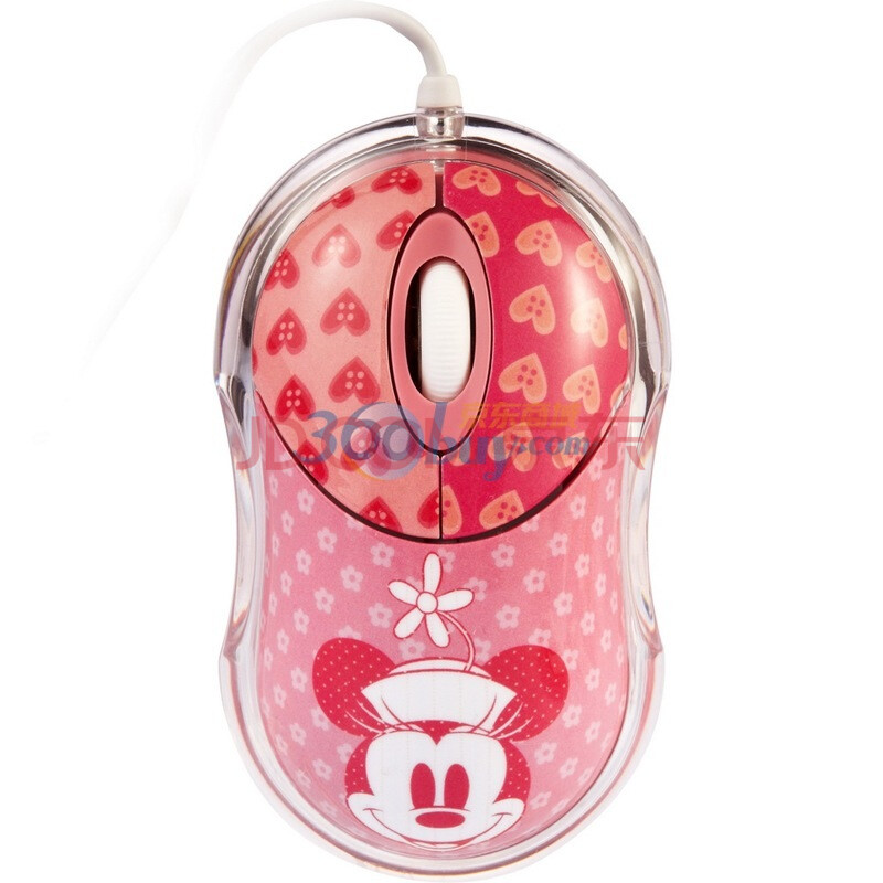 迪士尼（Disney）MN1302 7色彩灯有线鼠标（米妮）