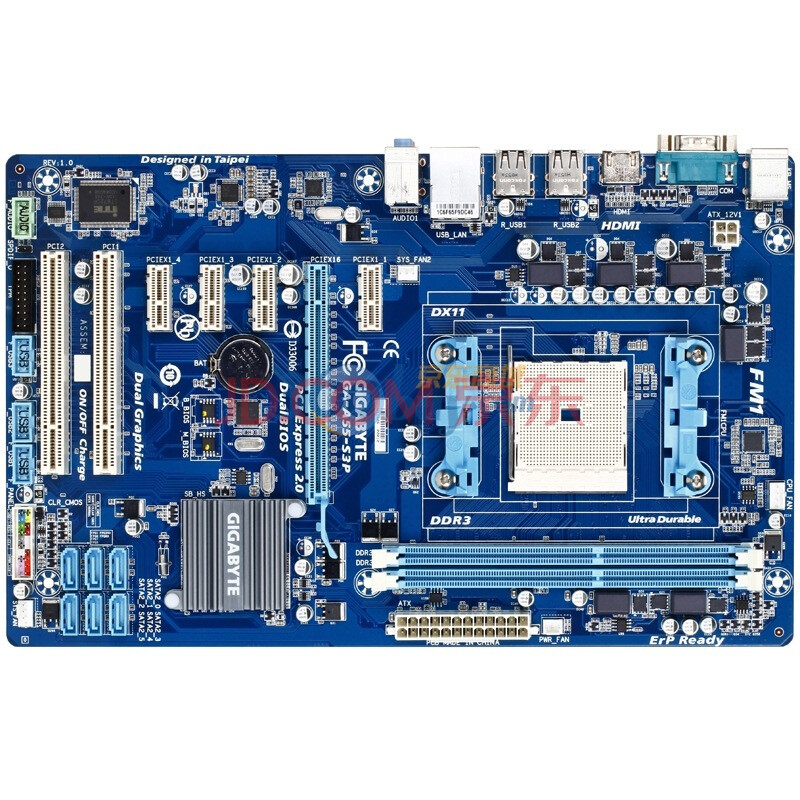 技嘉（GIGABYTE）GA-A55-S3P rev.1.0(AMD A75/Socket FM1)