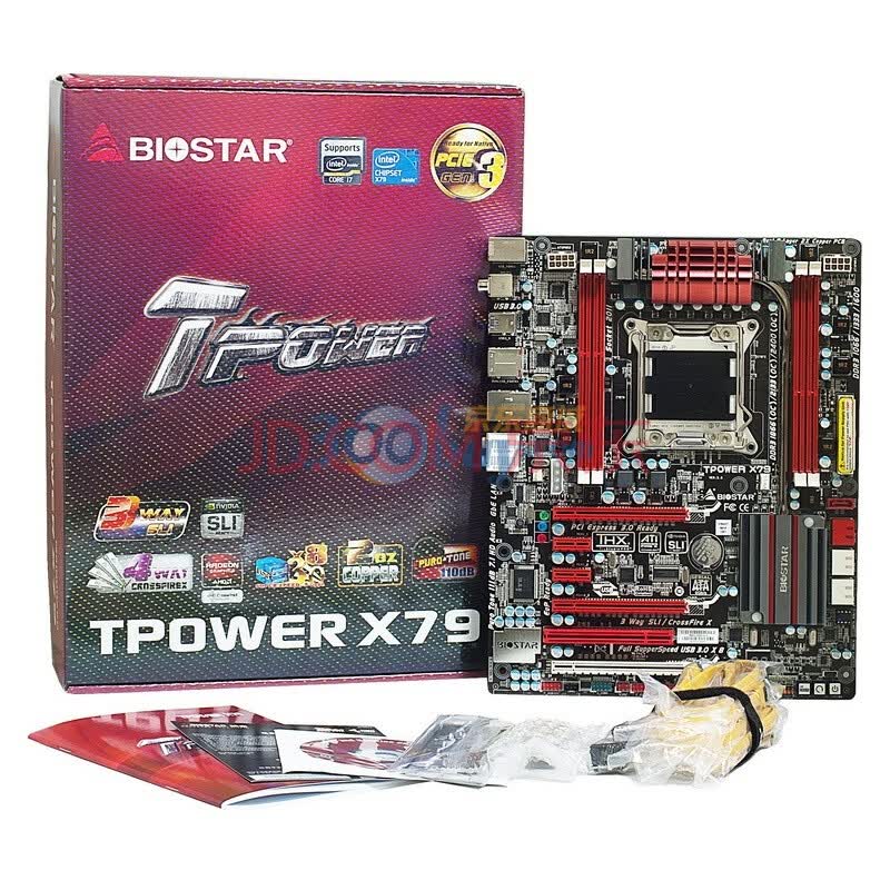 映泰（BIOSTAR）TpowerX79主板（Intel  X79/LGA 2011）