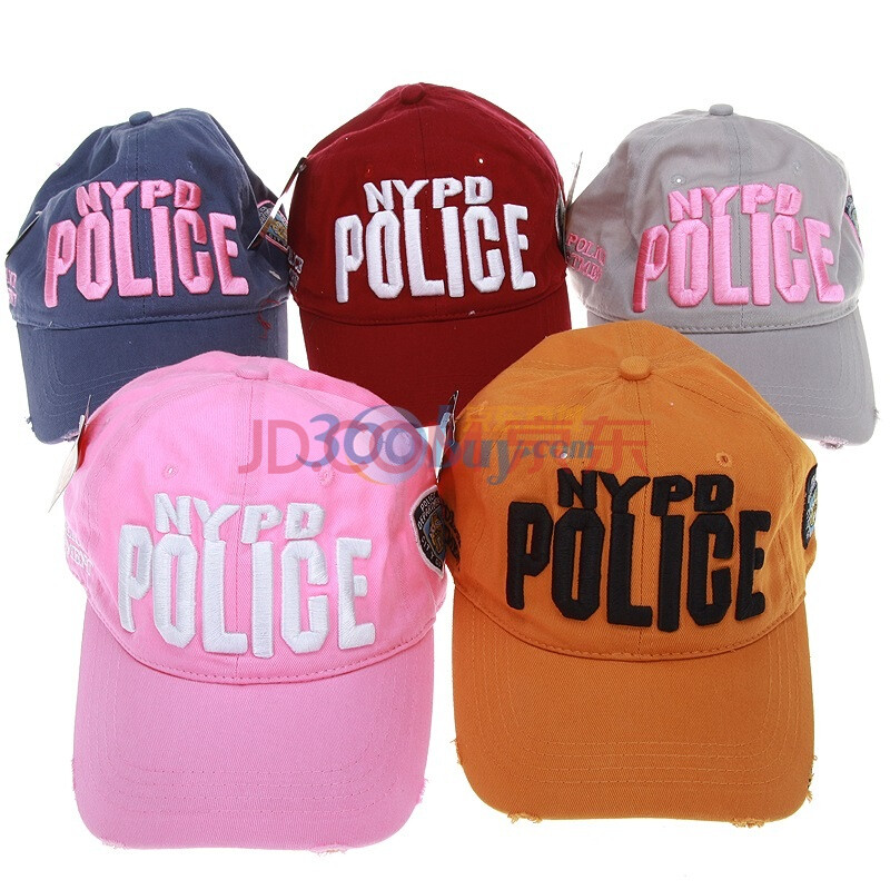 经典款police立体刺绣<em>男女</em>儿童可调节<em>棒球帽</em>图
