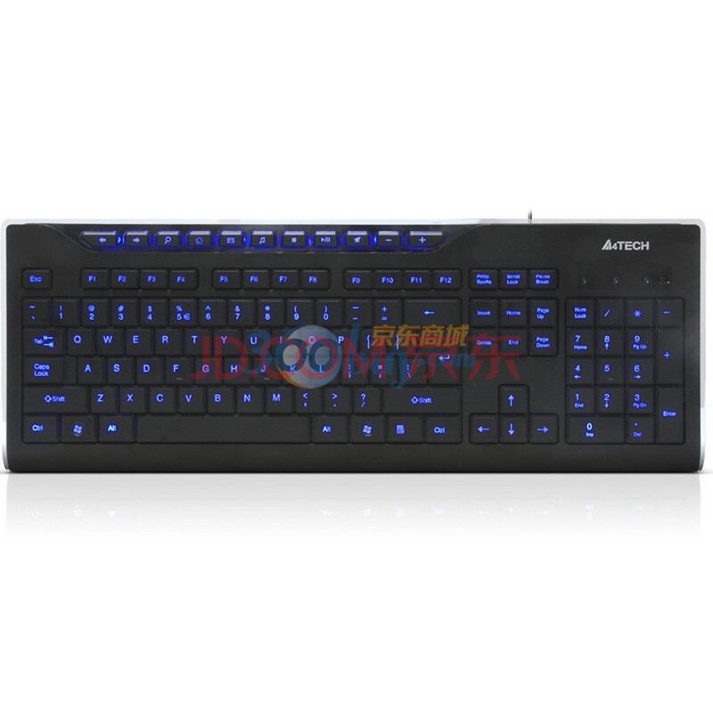 双飞燕（A4TECH ）WK-310    月蓝光超薄键盘