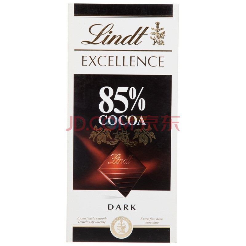 瑞士lindt瑞士莲特级排装85%可可黑巧克力100