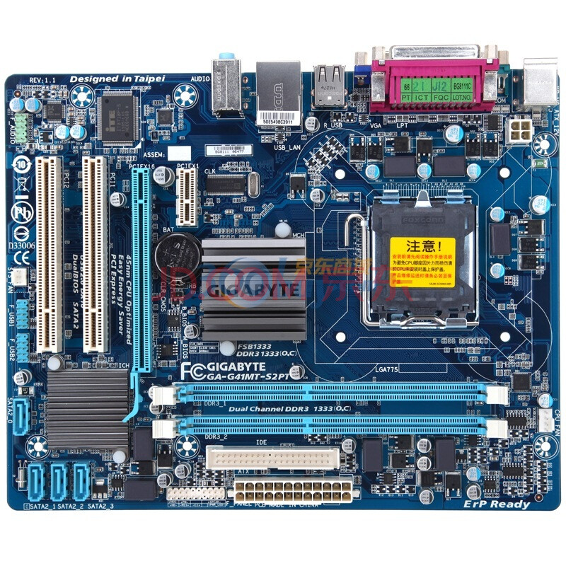 技嘉（GIGABYTE）GA-G41MT-S2PT rev.1.1(Intel G41/LGA 775)