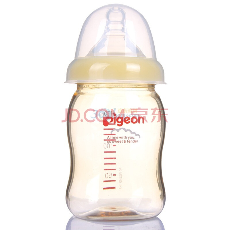 【贝亲奶瓶】贝亲宽口径塑料奶瓶160ML(PPS