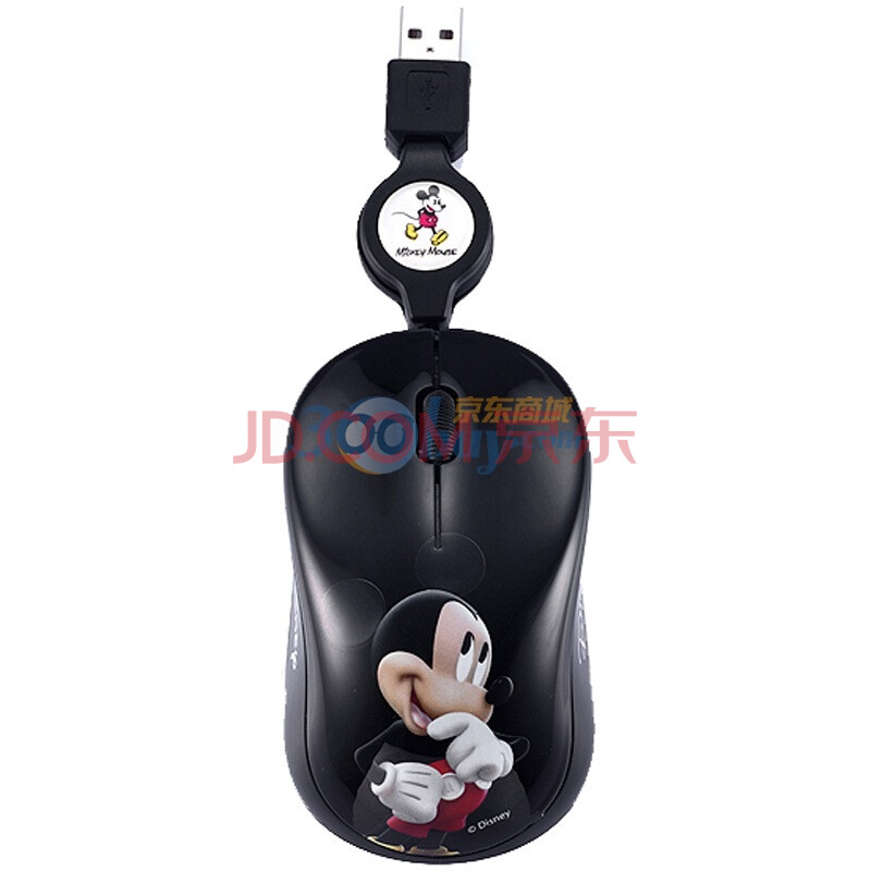 迪士尼（Disney）MN304 拉伸线光学鼠标（标准米奇）