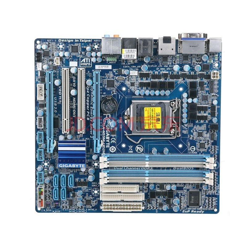 技嘉(gigabyte)ga-h55m-ud2h主板(intel h55/lga 1156)