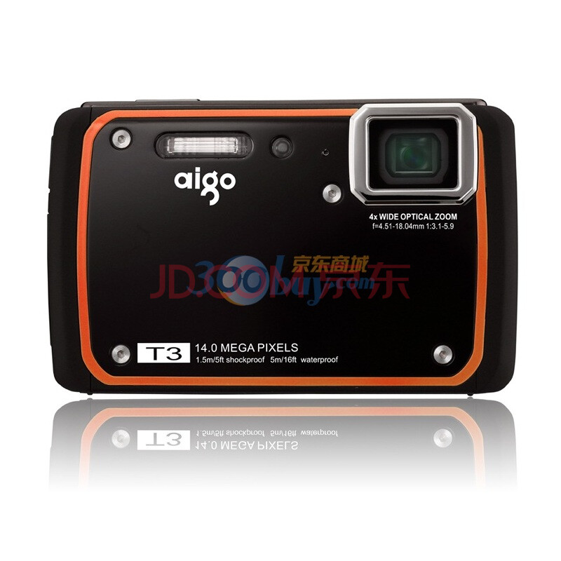 aigo 爱国者 DC-T3 数码照相机（黑色）