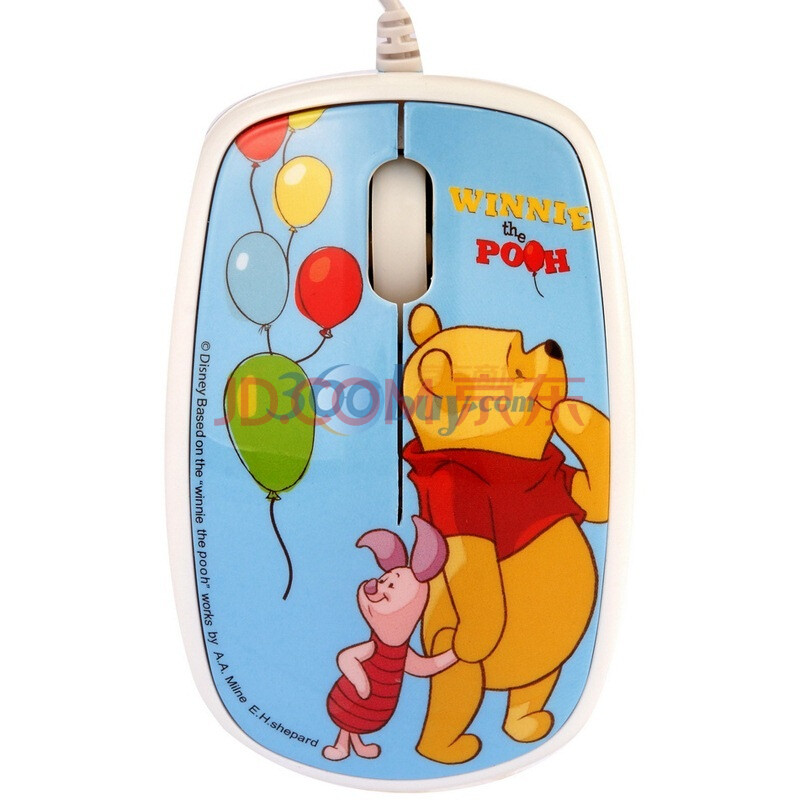 迪士尼（Disney）MN201 有线光学鼠标（维尼小猪）