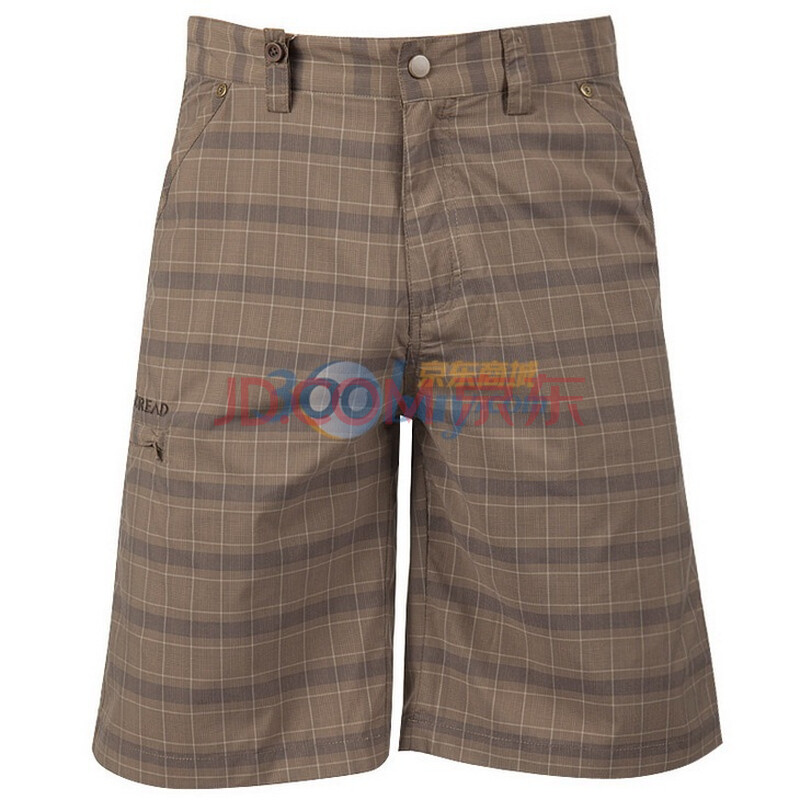 【探路者TT5694<em>男式</em>速干<em>格子短裤</em>】探路者TO