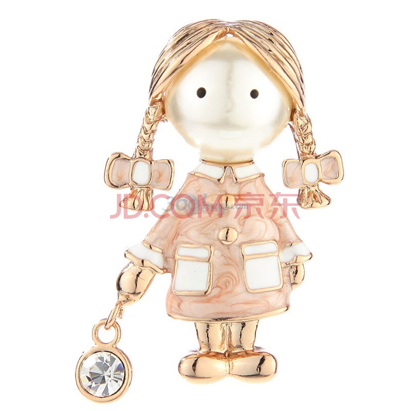 【新光饰品2010秋冬新款 可爱小<em>女生胸针</em>】新
