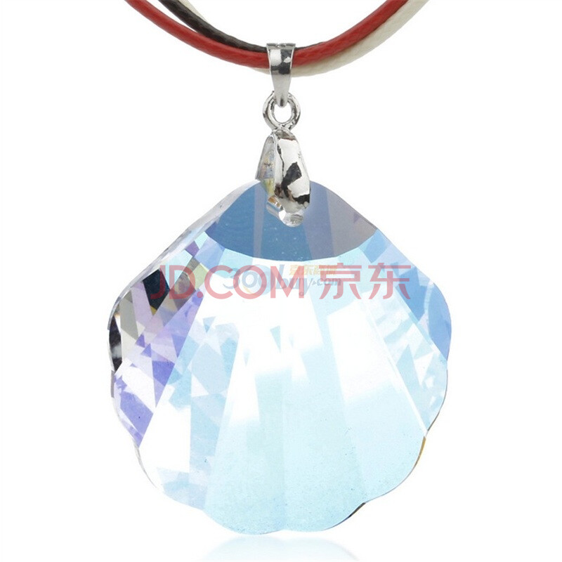 【新光正品施华洛世奇水晶海贝项链(颜色随机