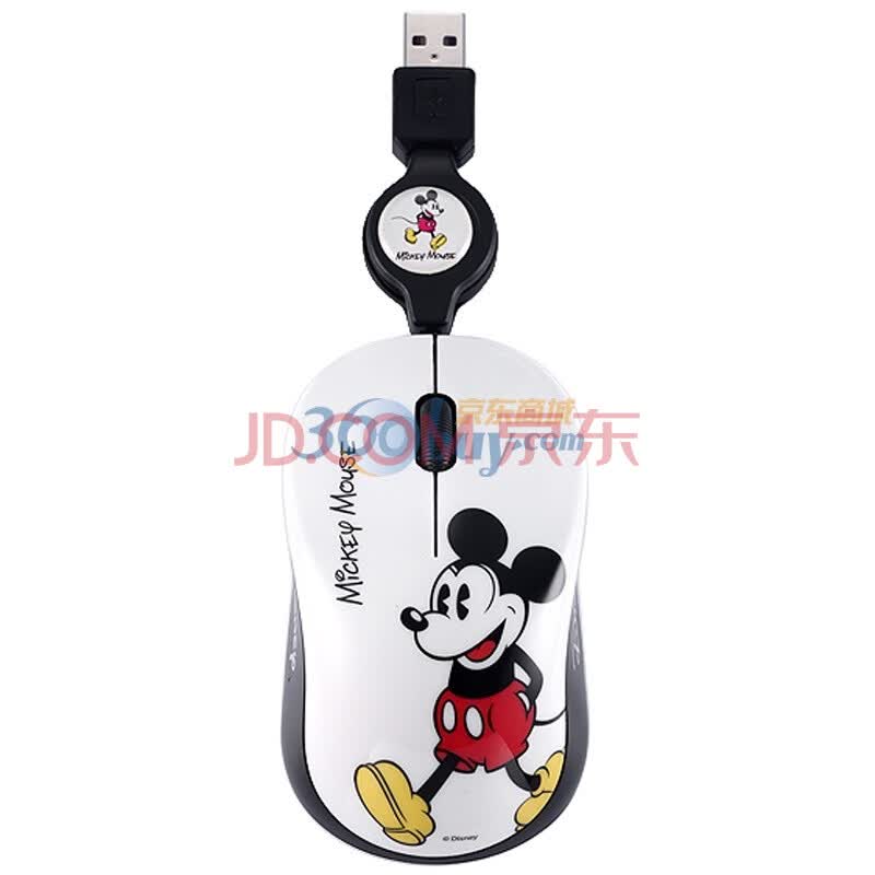 迪士尼（Disney）MN304 拉伸线光学鼠标（经典米奇）